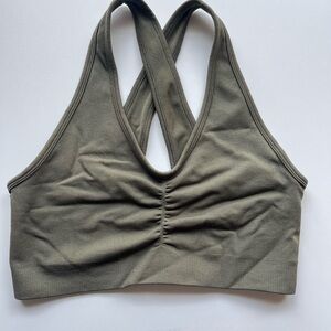 Alphalete Olive GreenSports Bra